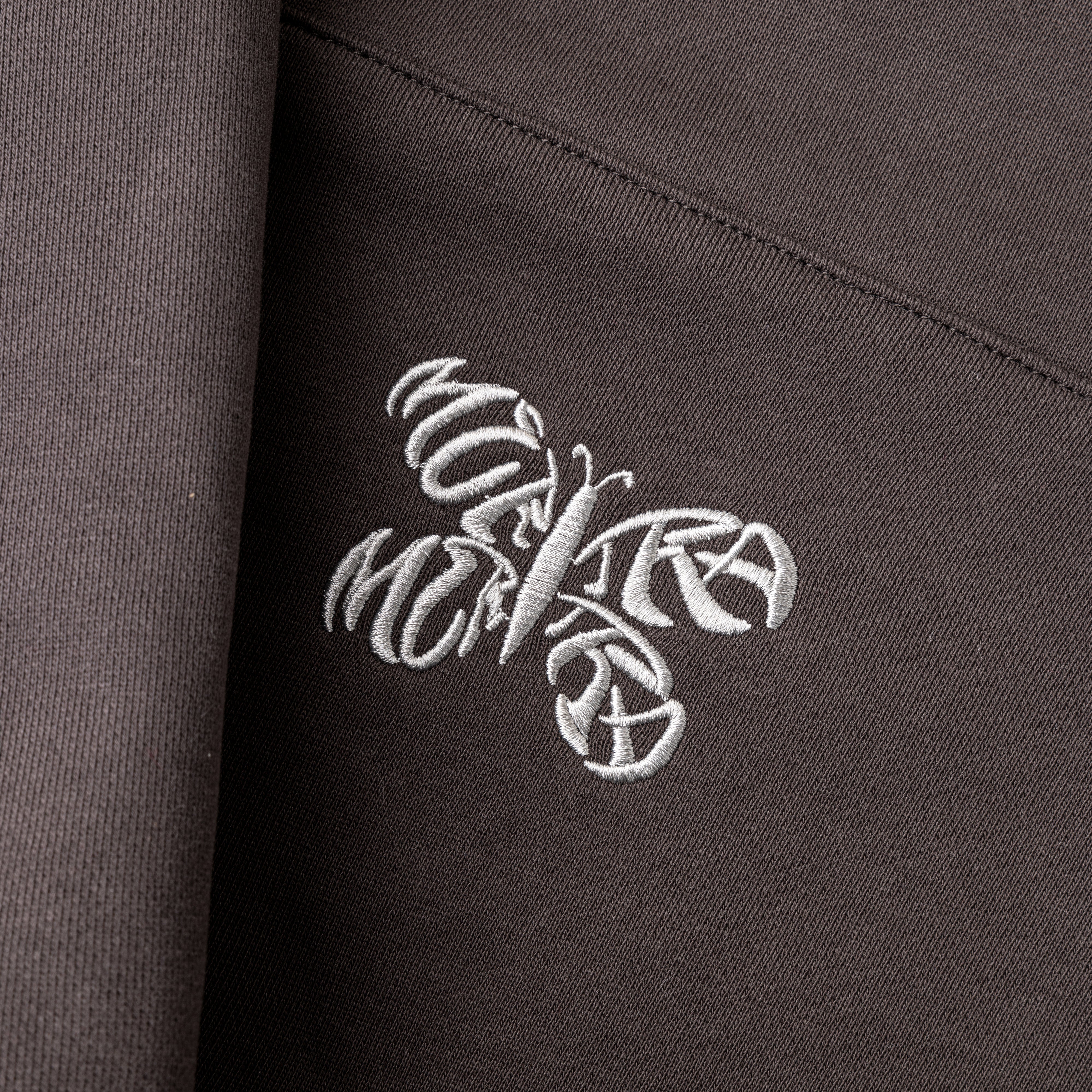 Reversible Logo Hood (Charcoal Sage)