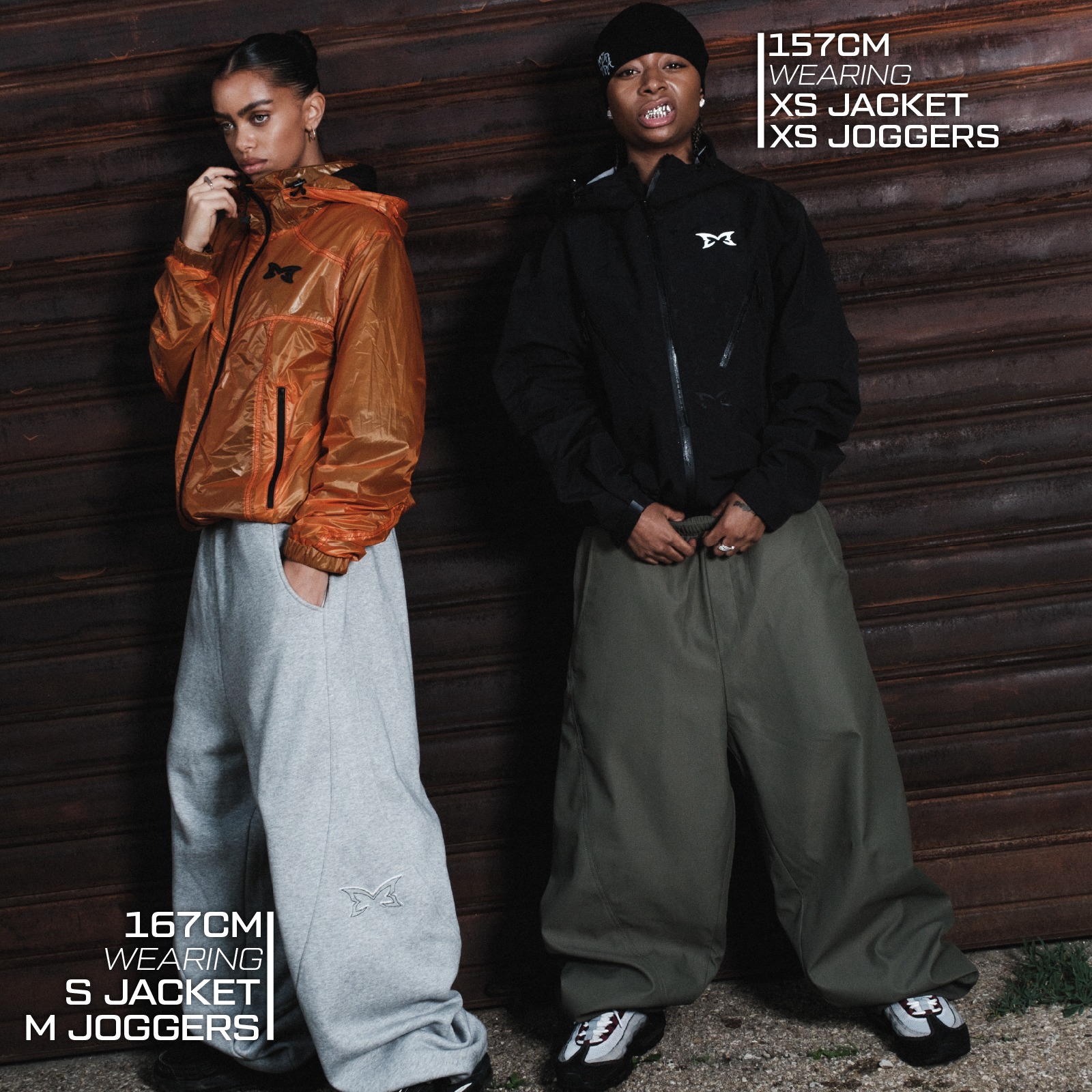 Trashbag Nylon Jacket (Orange)