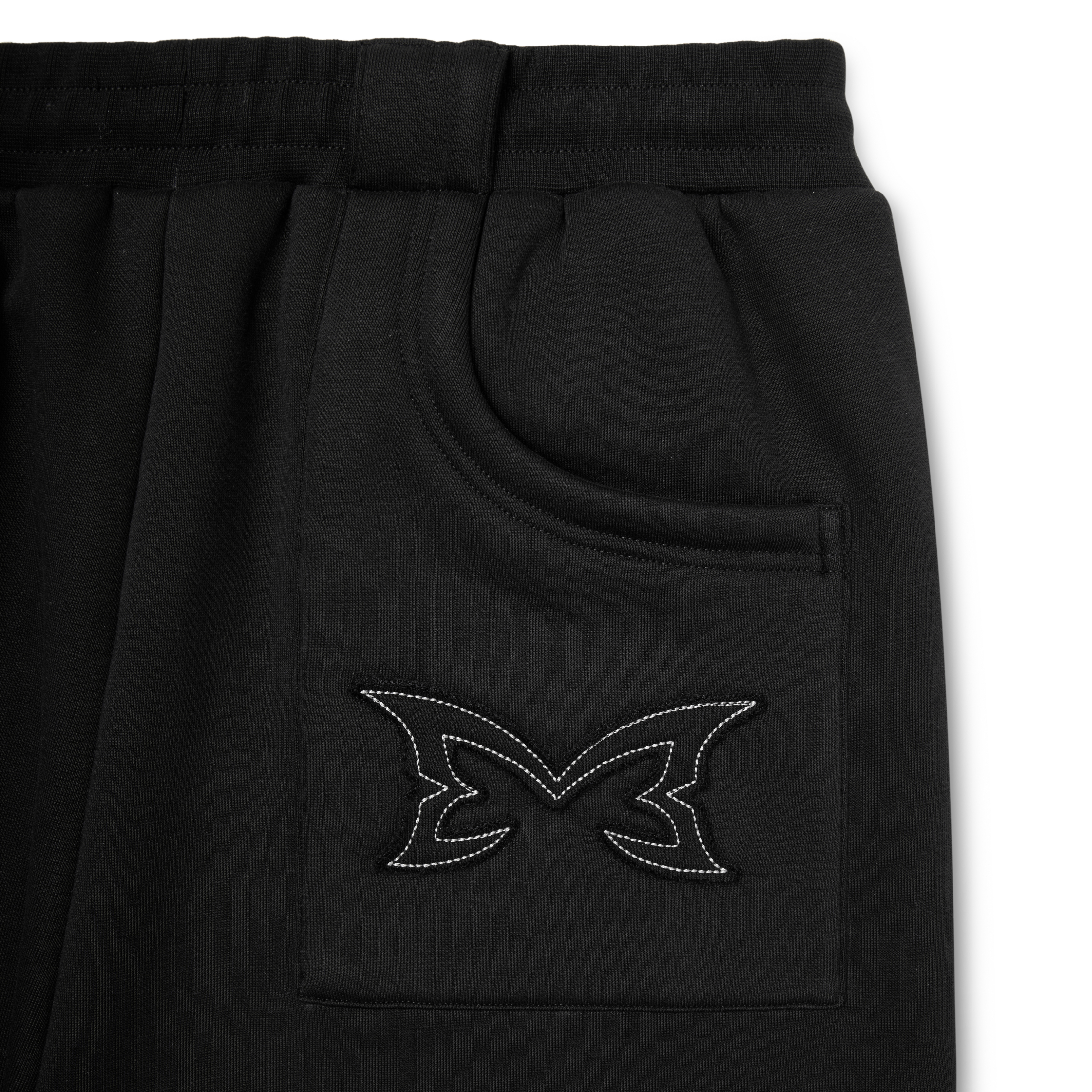 Reverse Bigstep Joggers (Black)