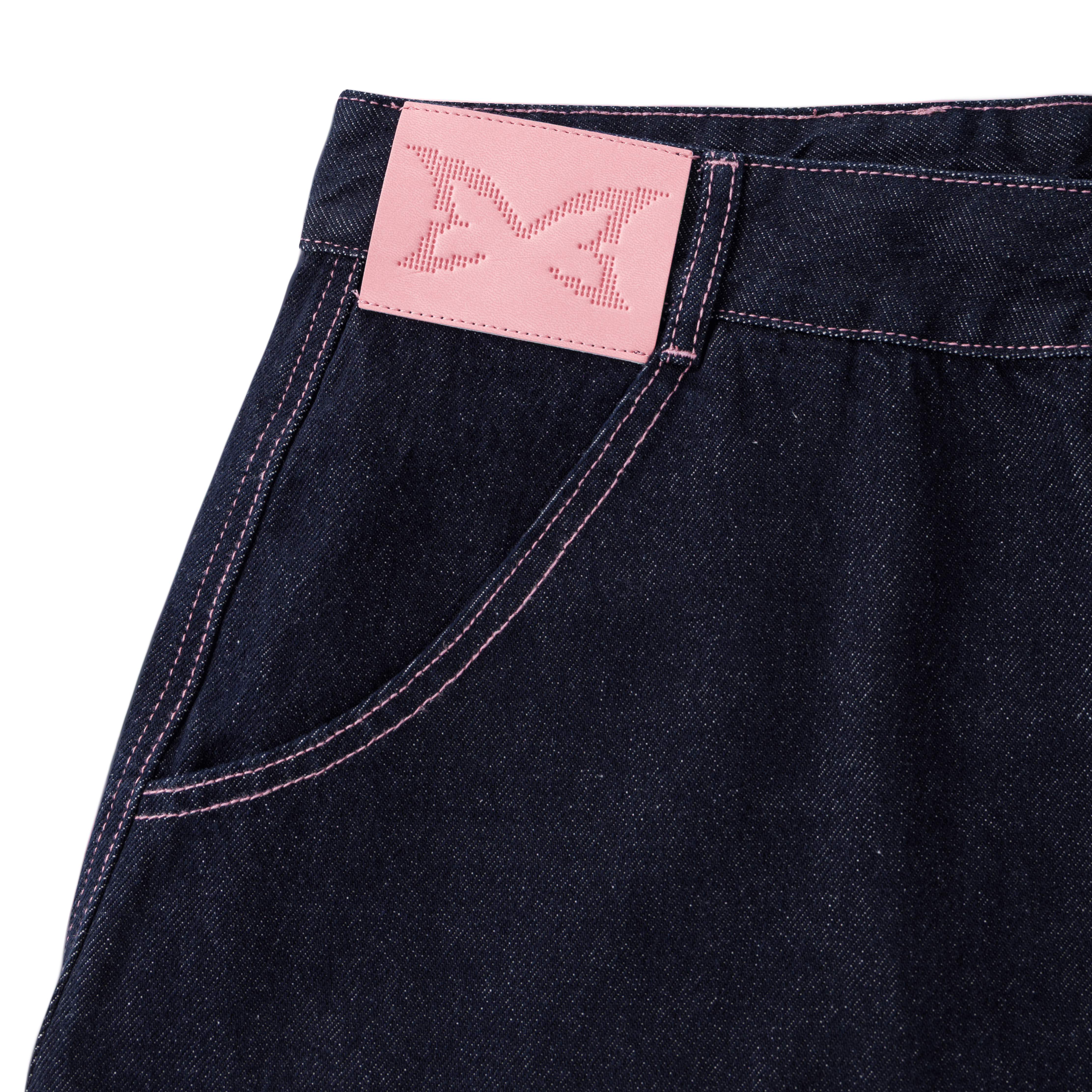 Reverse Bigstep Denim (Indigo / Pink)