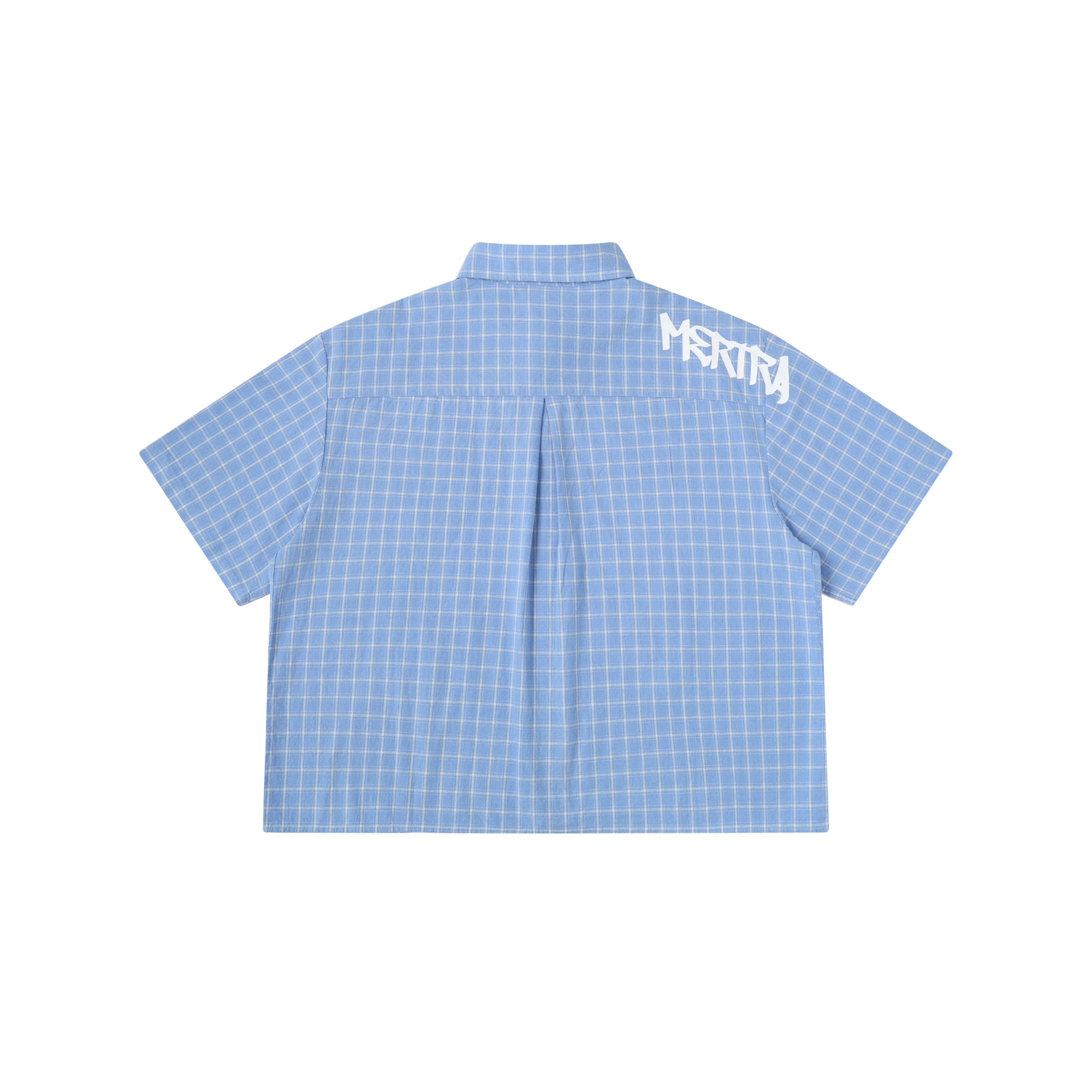 Plaid Shirt (Light Blue)