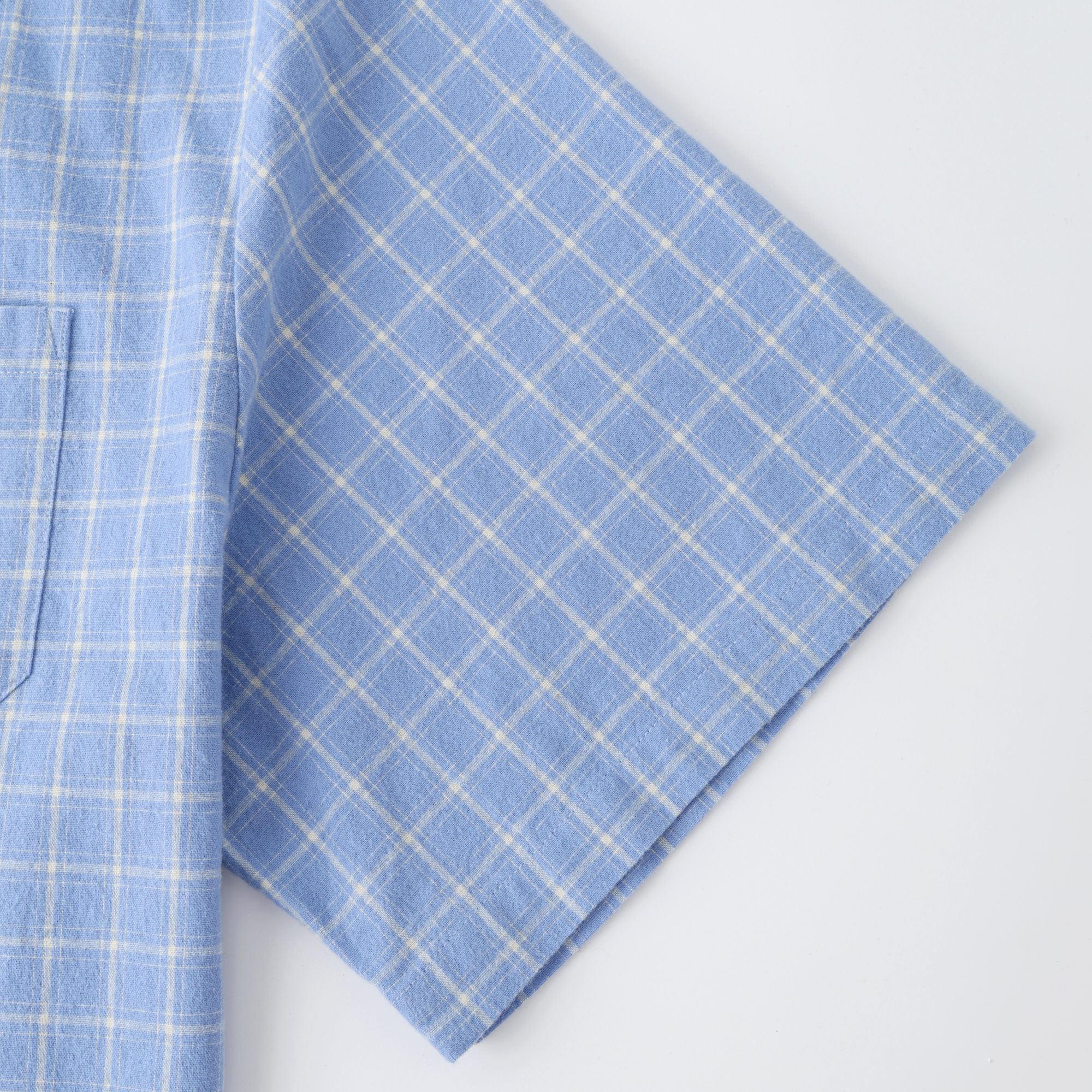 Plaid Shirt (Light Blue)