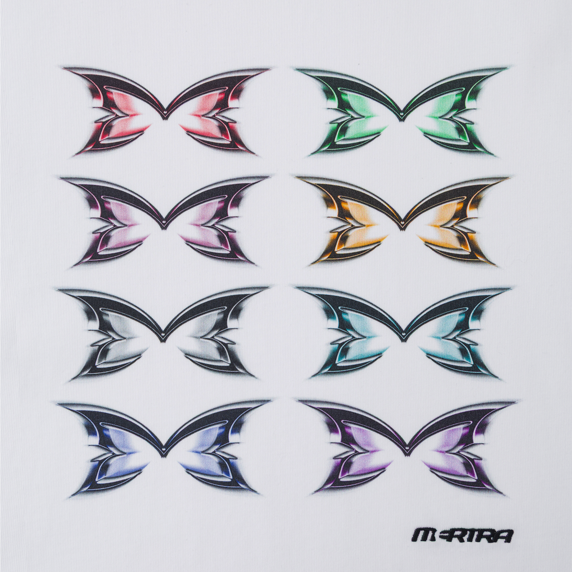 Stacked Logo Tee (White)