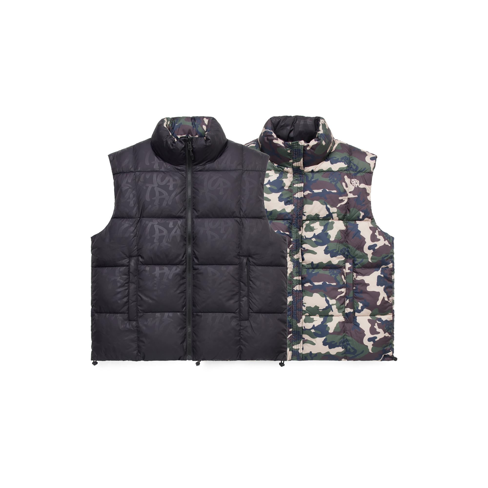 Reversible Camo Puffer Vest