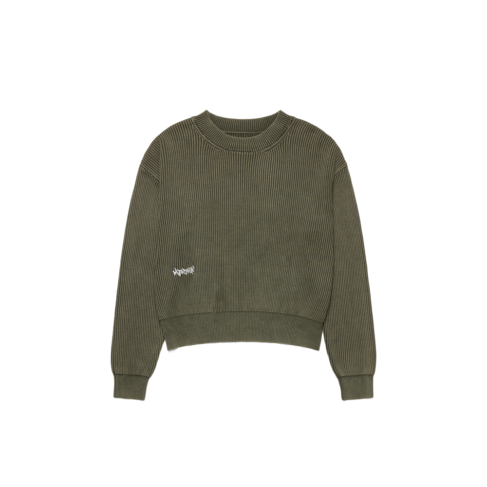 Waffle Knit (Washed Green)