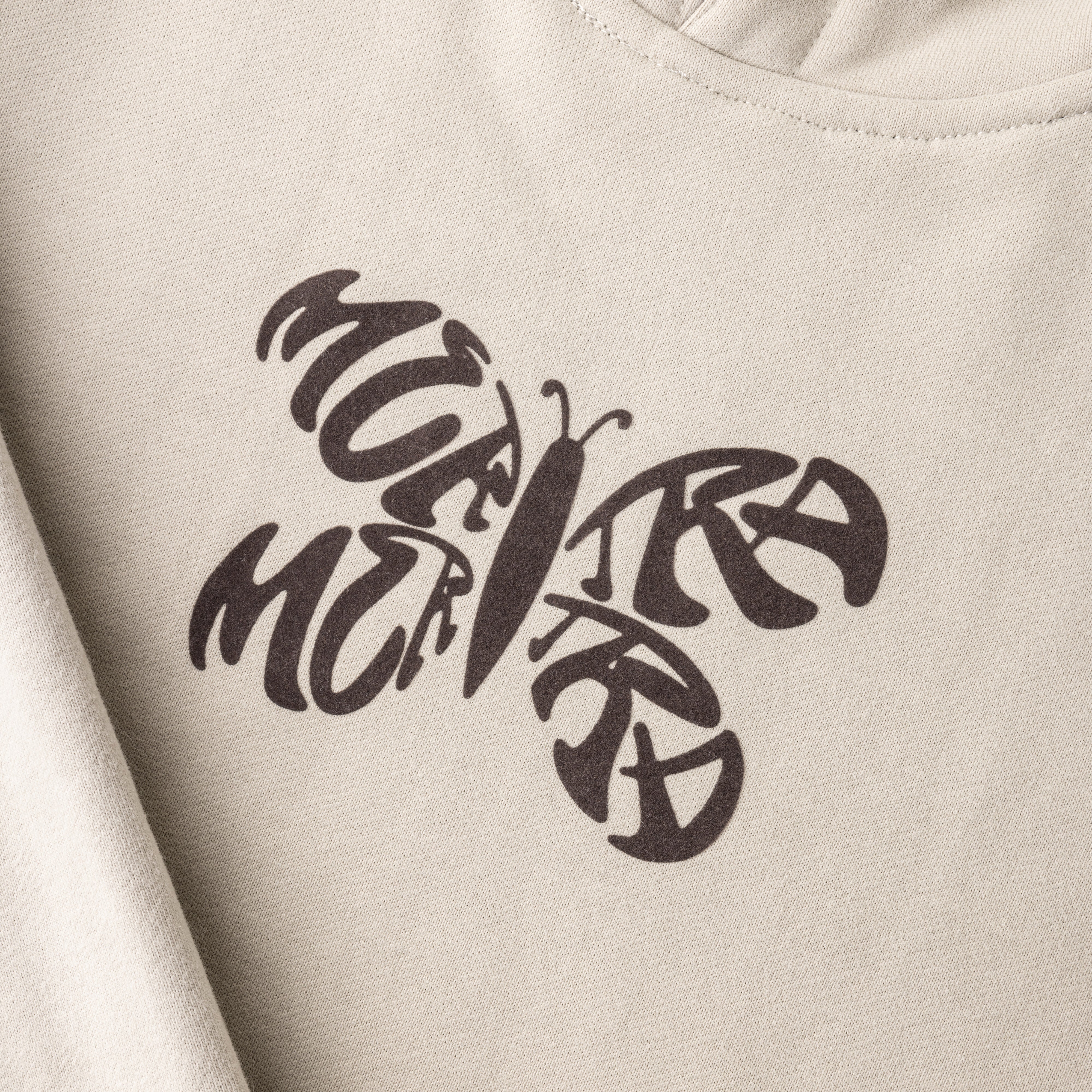 Reversible Logo Hood (Charcoal Sage)