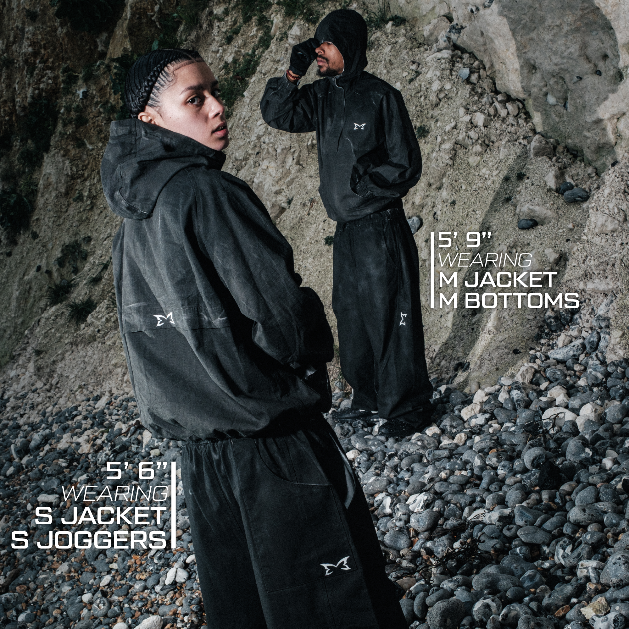 Hand Spray Pullover (Black)