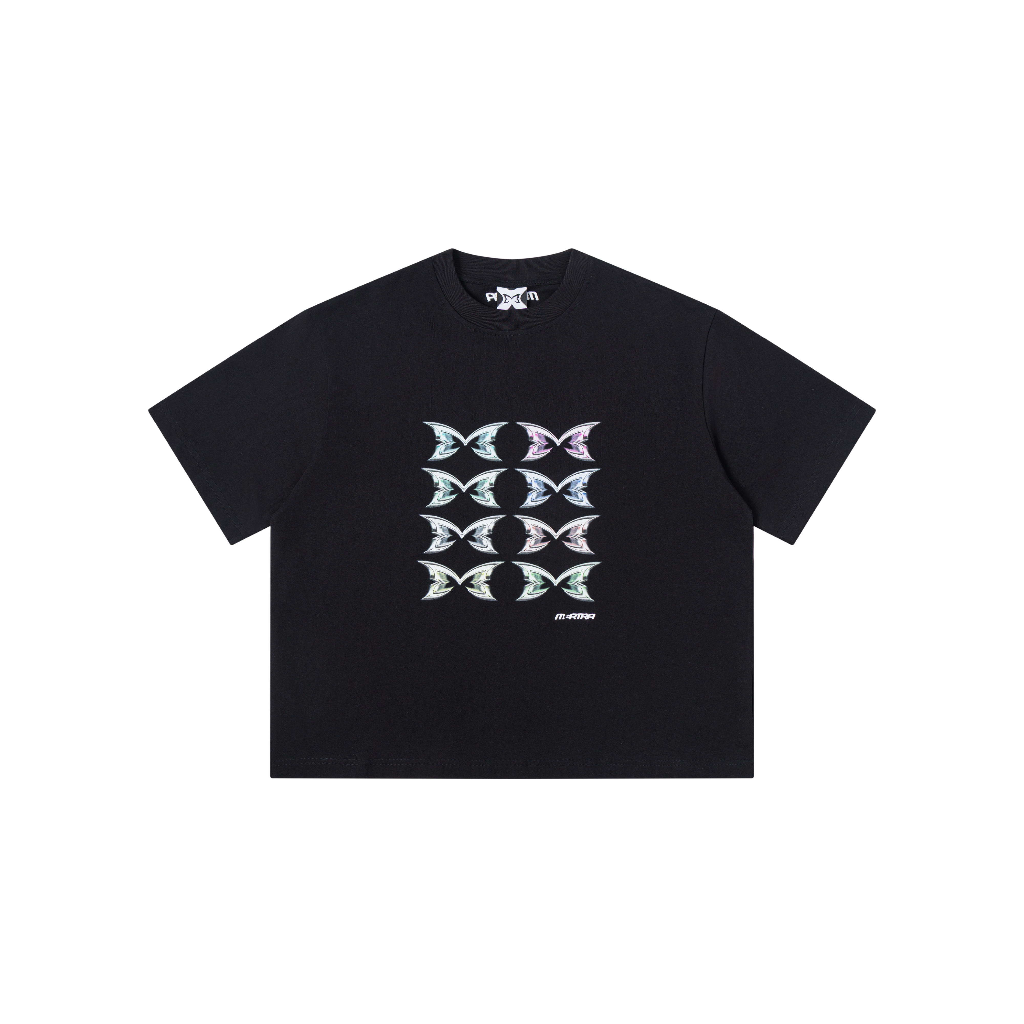 Stacked Logo Tee (Black)
