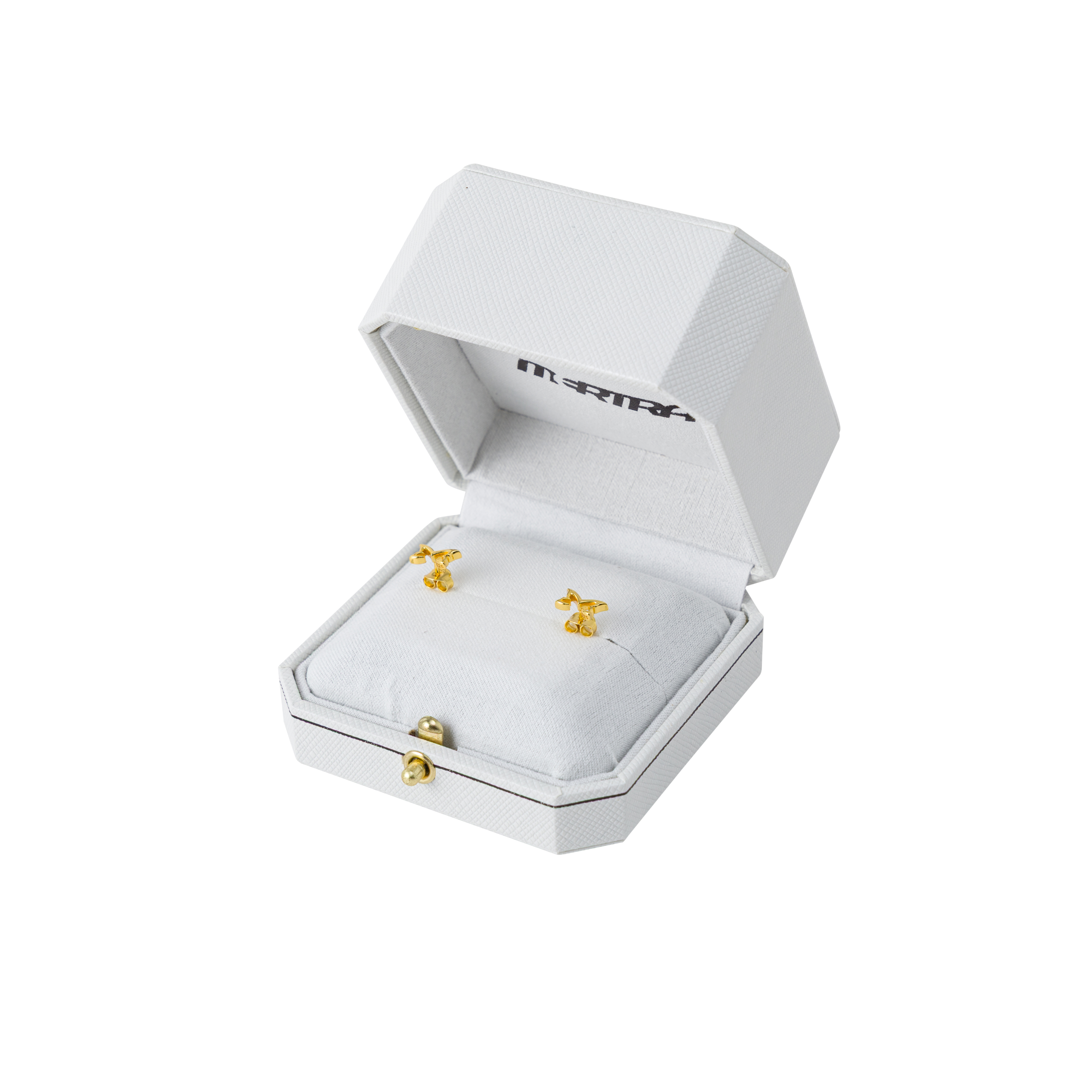 Logo Stud Earrings (Gold)