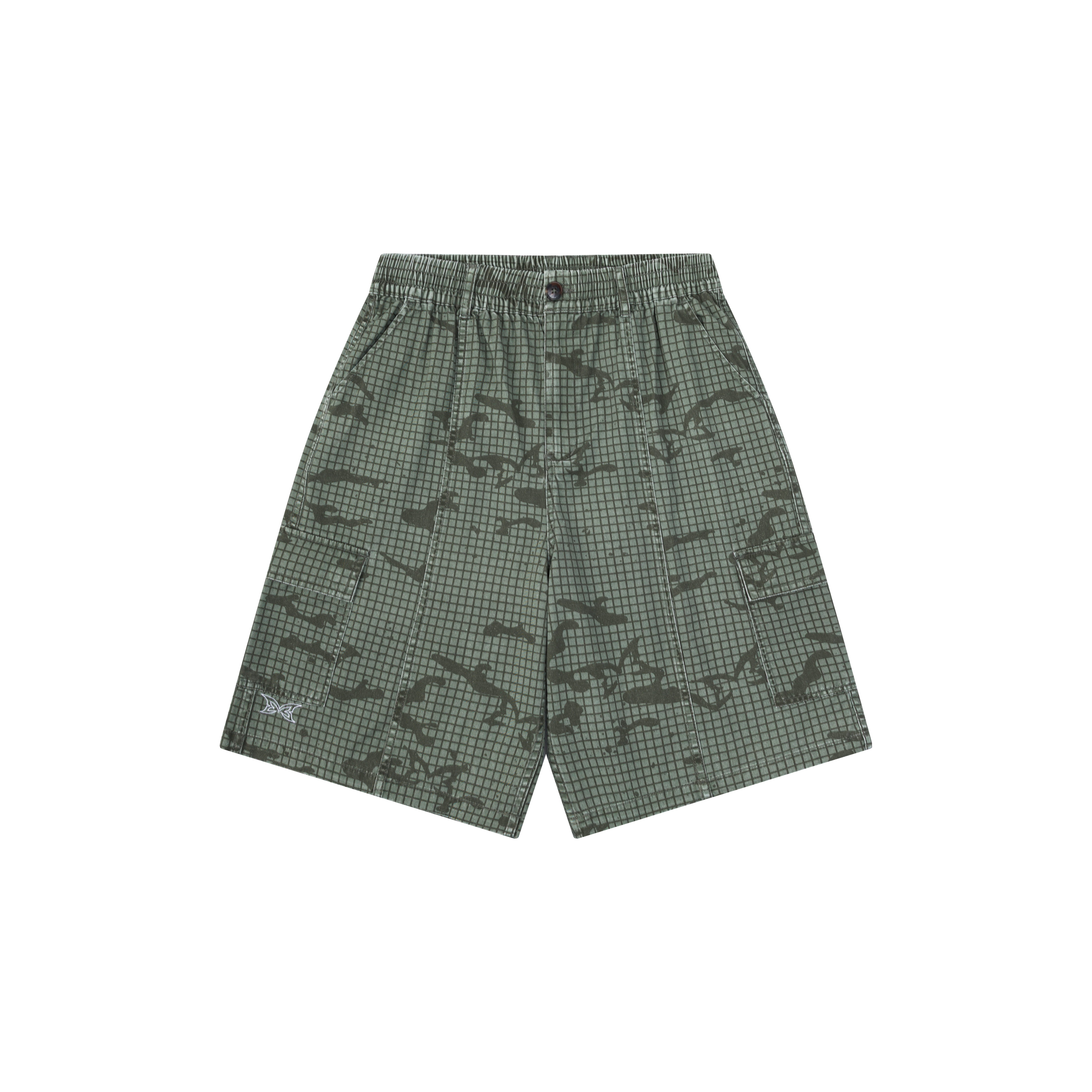Grid Camo Shorts