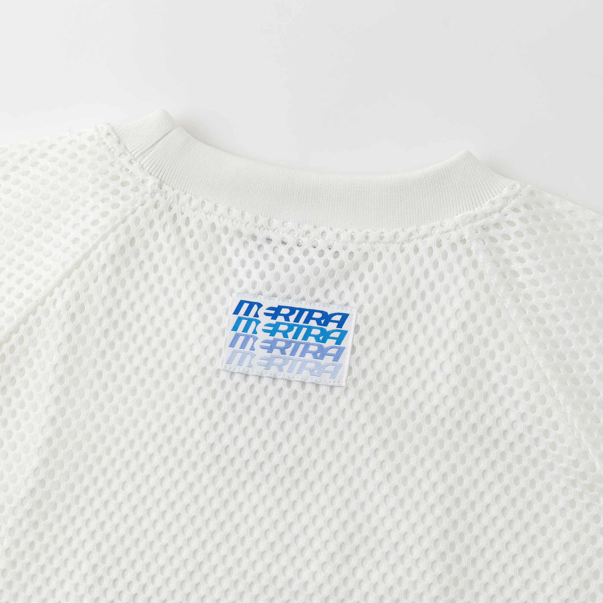 Layered Mesh Jersey (White)