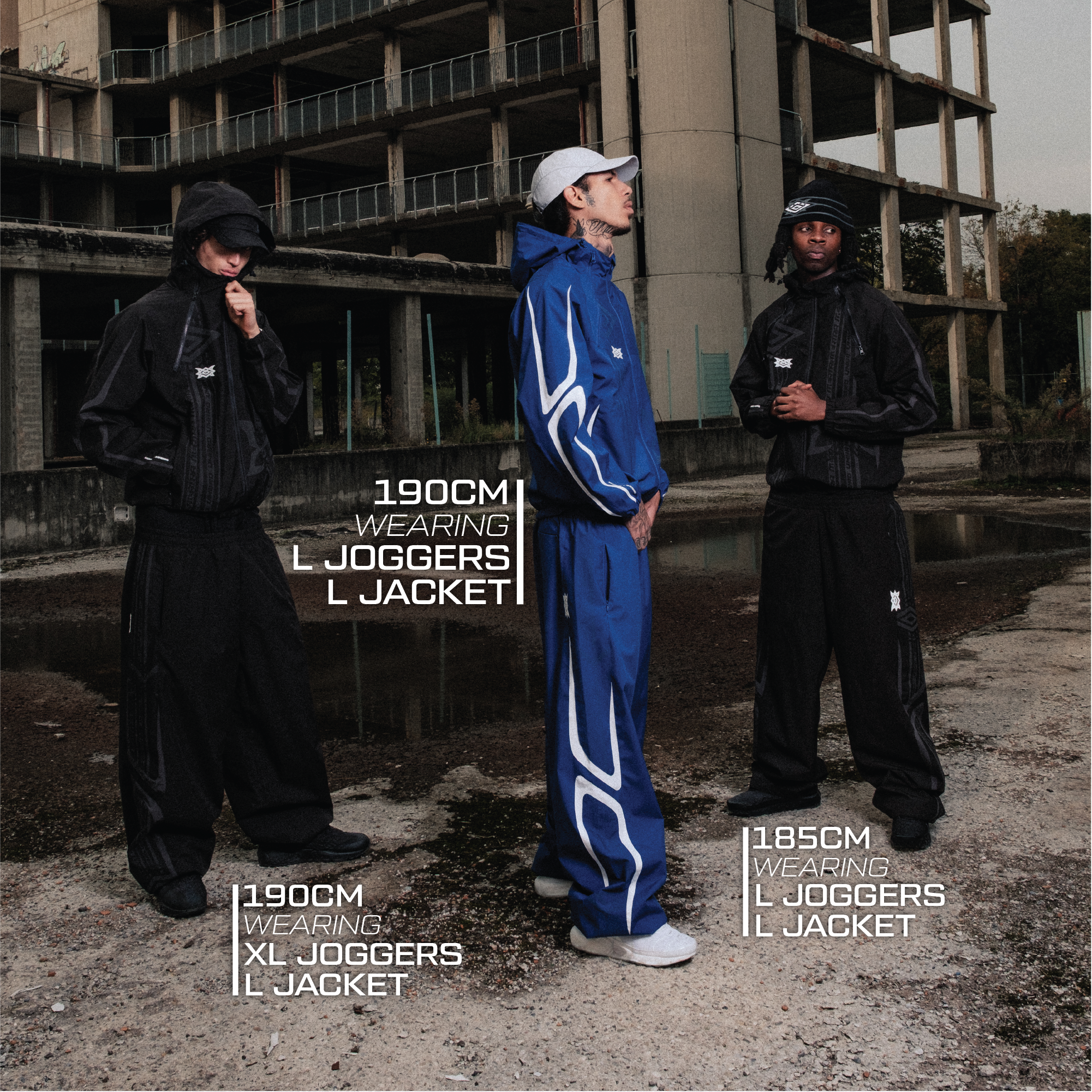 MERTRA x Umbro Technical Jacket (Black)