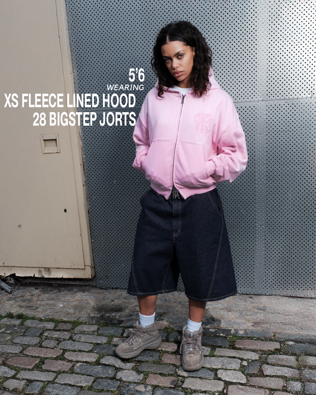 Fleece Lined Hood (Pink)