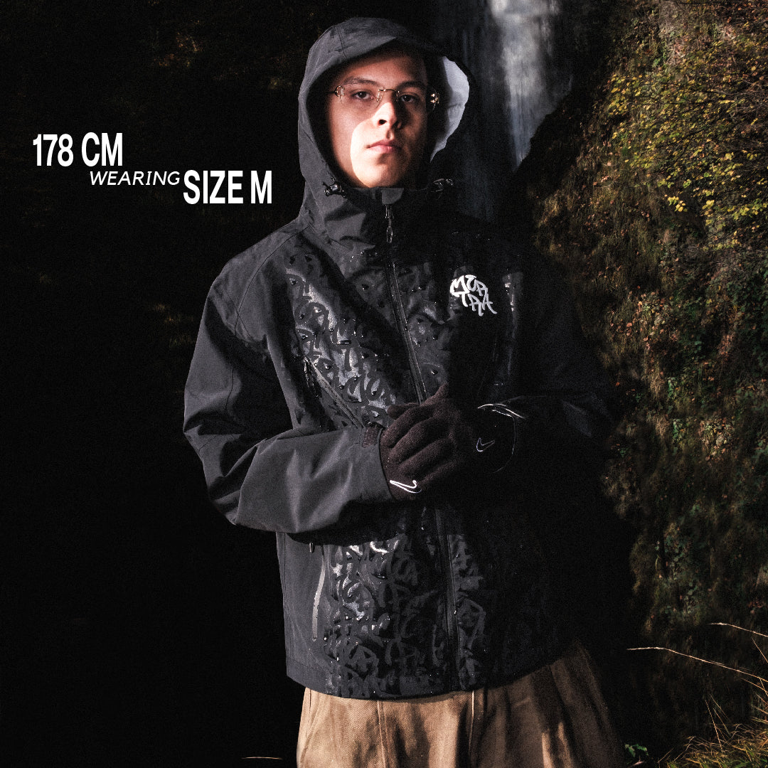 Monogram Shell Jacket (Black)