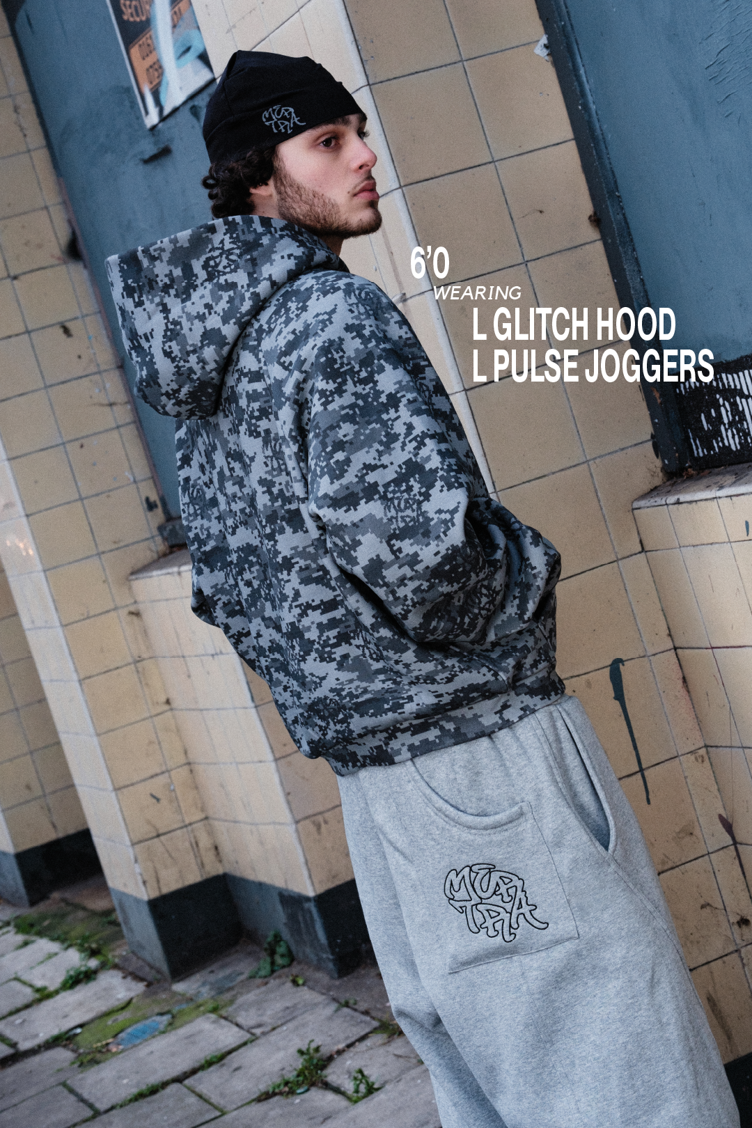 Glitch Hood (Dark Grey)