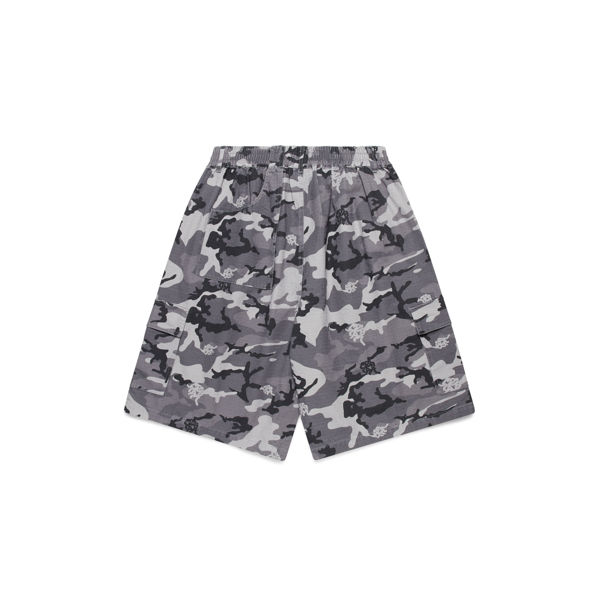 Ripstop Cargo Shorts (Grey Camo)