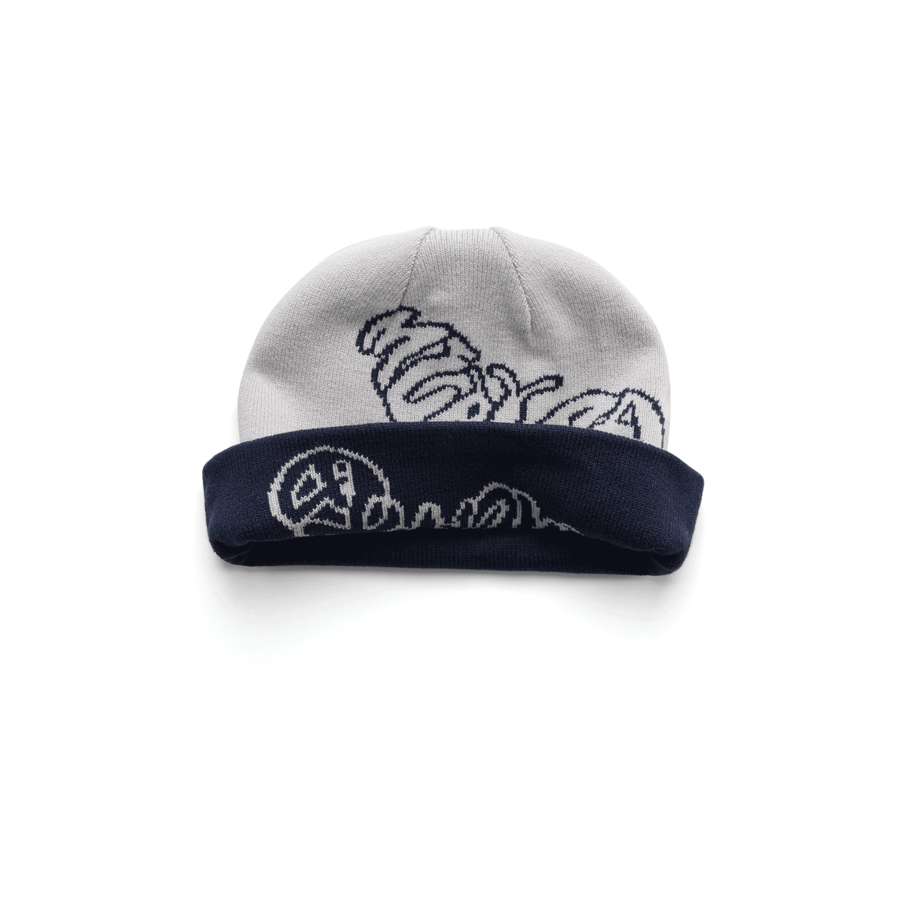 Reversible Beanie (Dusty Blue)