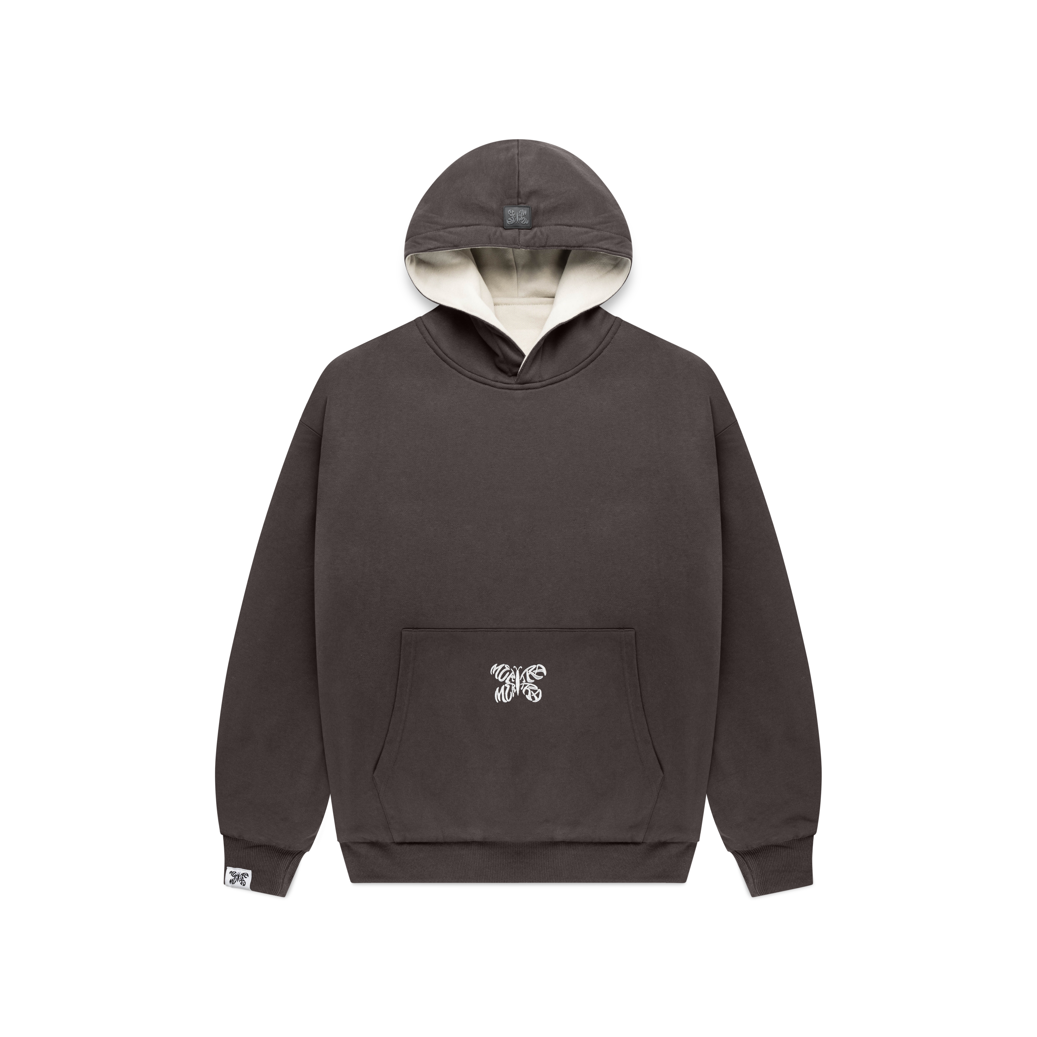 Reversible Logo Hood (Charcoal Sage)