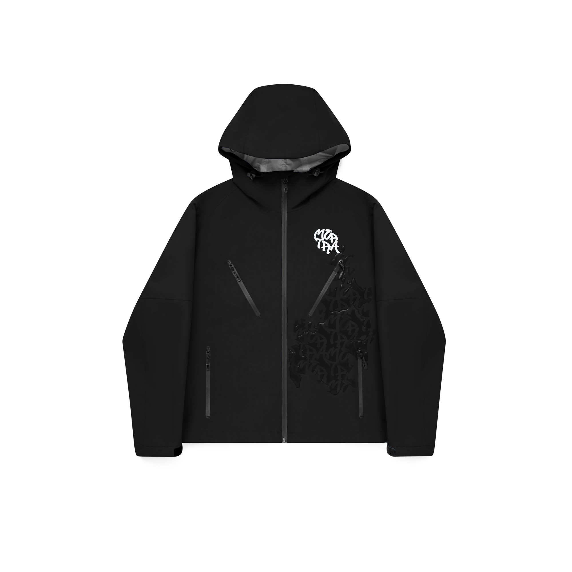 Monogram Shell Jacket (Black)